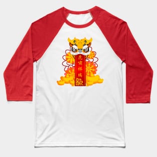 CNY: LION BLESSINGS - ORANGE TIGER Baseball T-Shirt